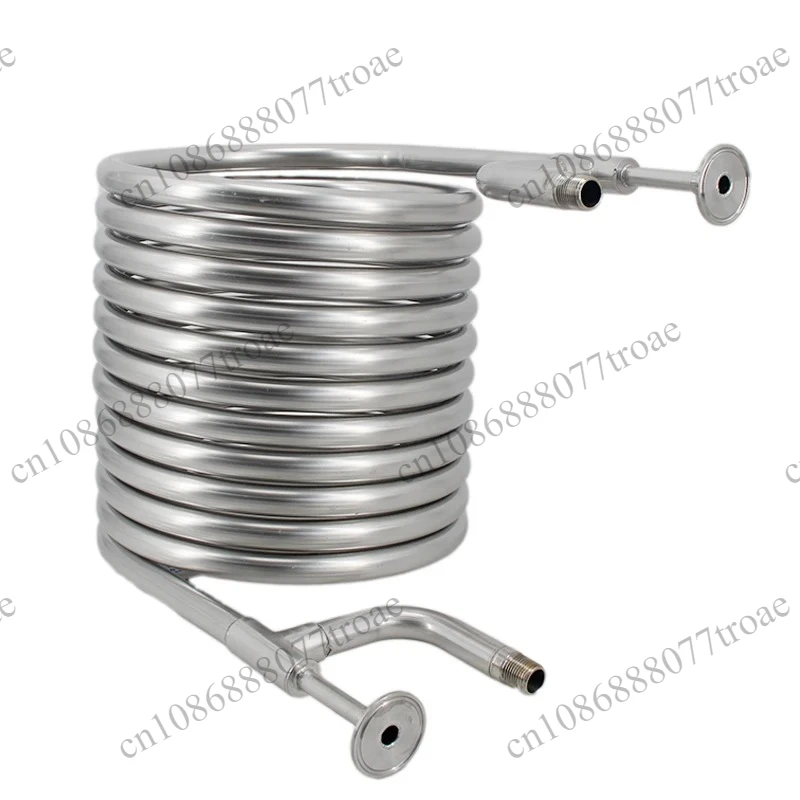 Convoluted Counterflow Wort Chiller (1.5Inch TC, 1/2