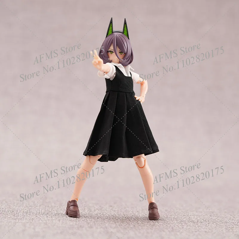 1/12 Women Soldier School Uniform Shirt Vest Dress Shose Set Fit 6Inch Mobile Suit Girl Action Figure Body Toys