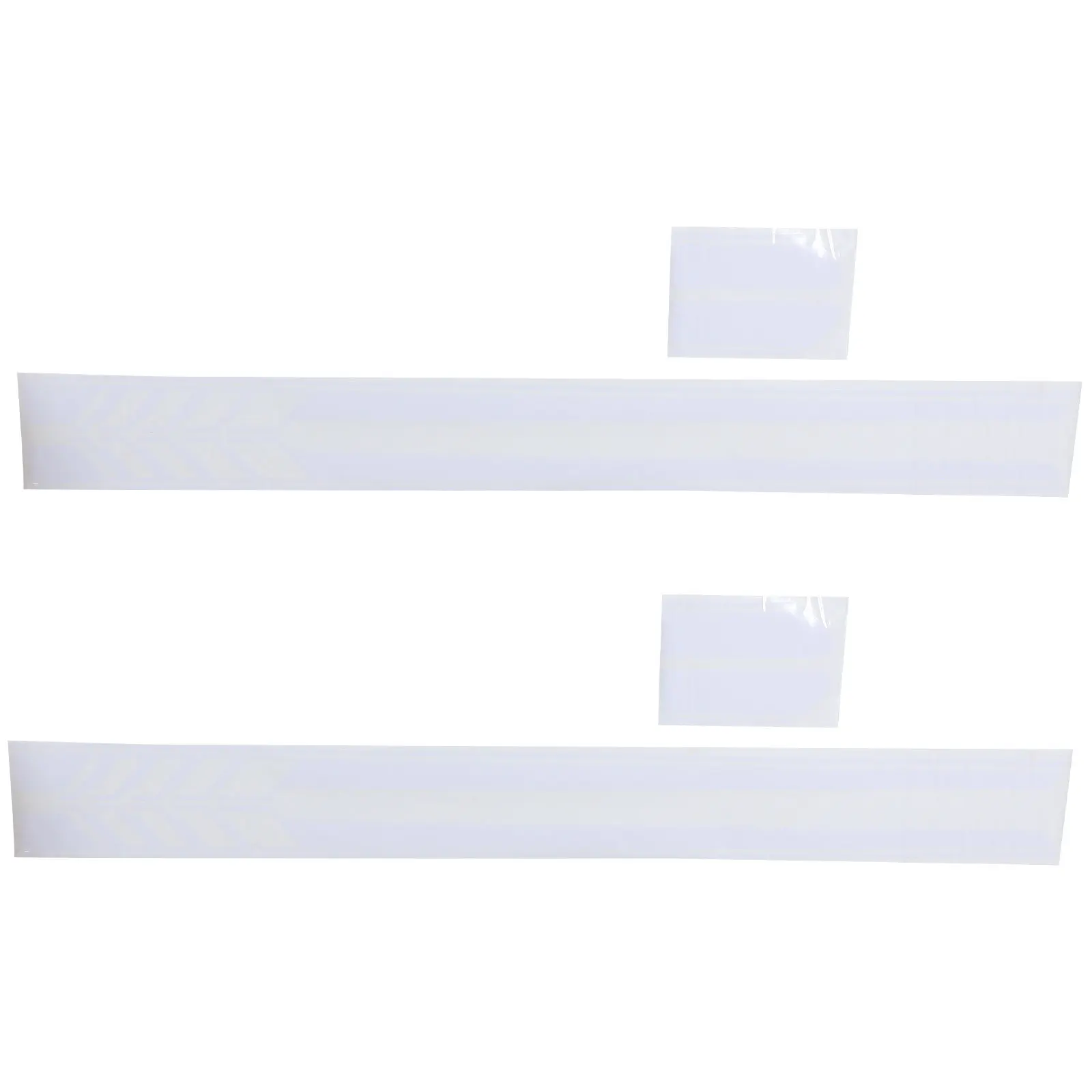 

2Pcs Racing Stripes Car Stickers Vinyl Decals Automotive Bumper Waterproof Sunproof Scratch Cover Cool Attractive Decor