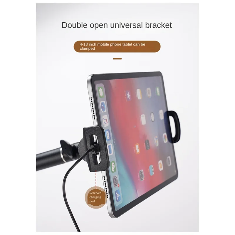 Efficient 360° Folding Wall Mount Mobile Phone Bracket Angle Adjustable Stretch Tablet Bracket