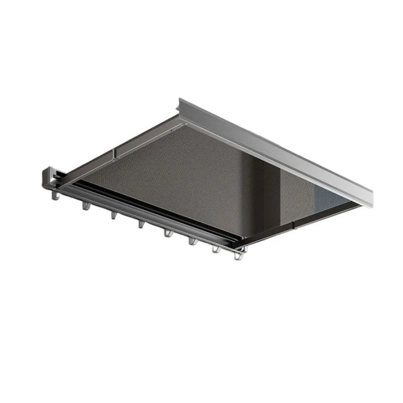 

Toilet foldable invisible drying rack household outdoor bathroom wall-mounted clothes drying rod hook telescopic