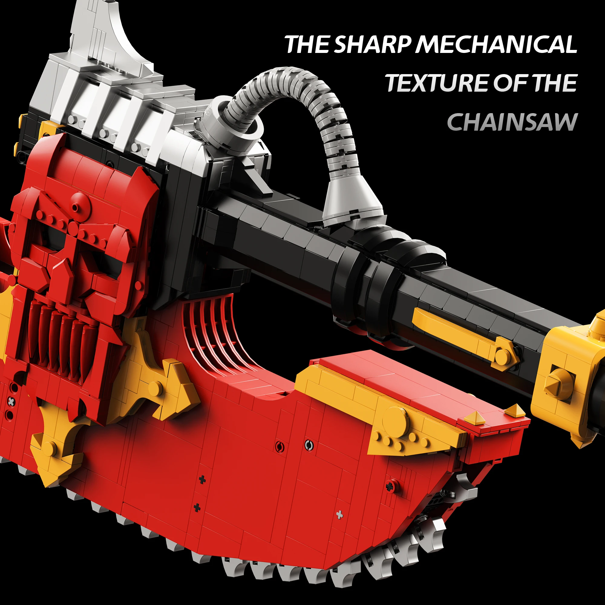 2371PCS Heavy Duty Powered Battle Axe Building Blocks Skull Axe Model Brick With Motor Desktop Ornament Puzzle Toys Holiday Gift - view 5