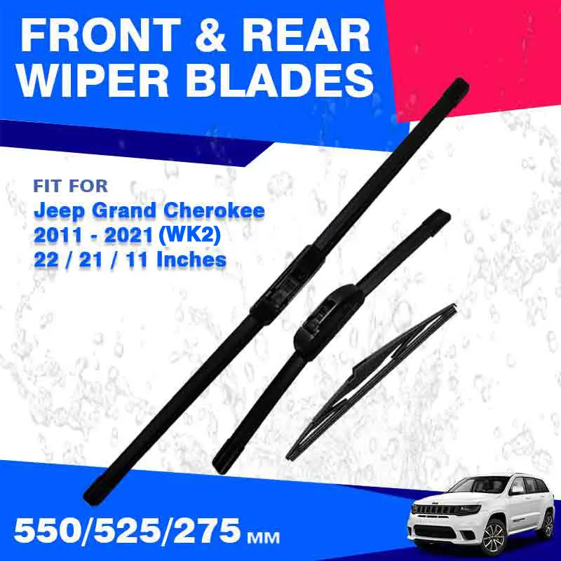 Aerotwin Jeep Grand Cherokee WK2 2011 - 2021 2019 Car Front Rear Wiper Blades