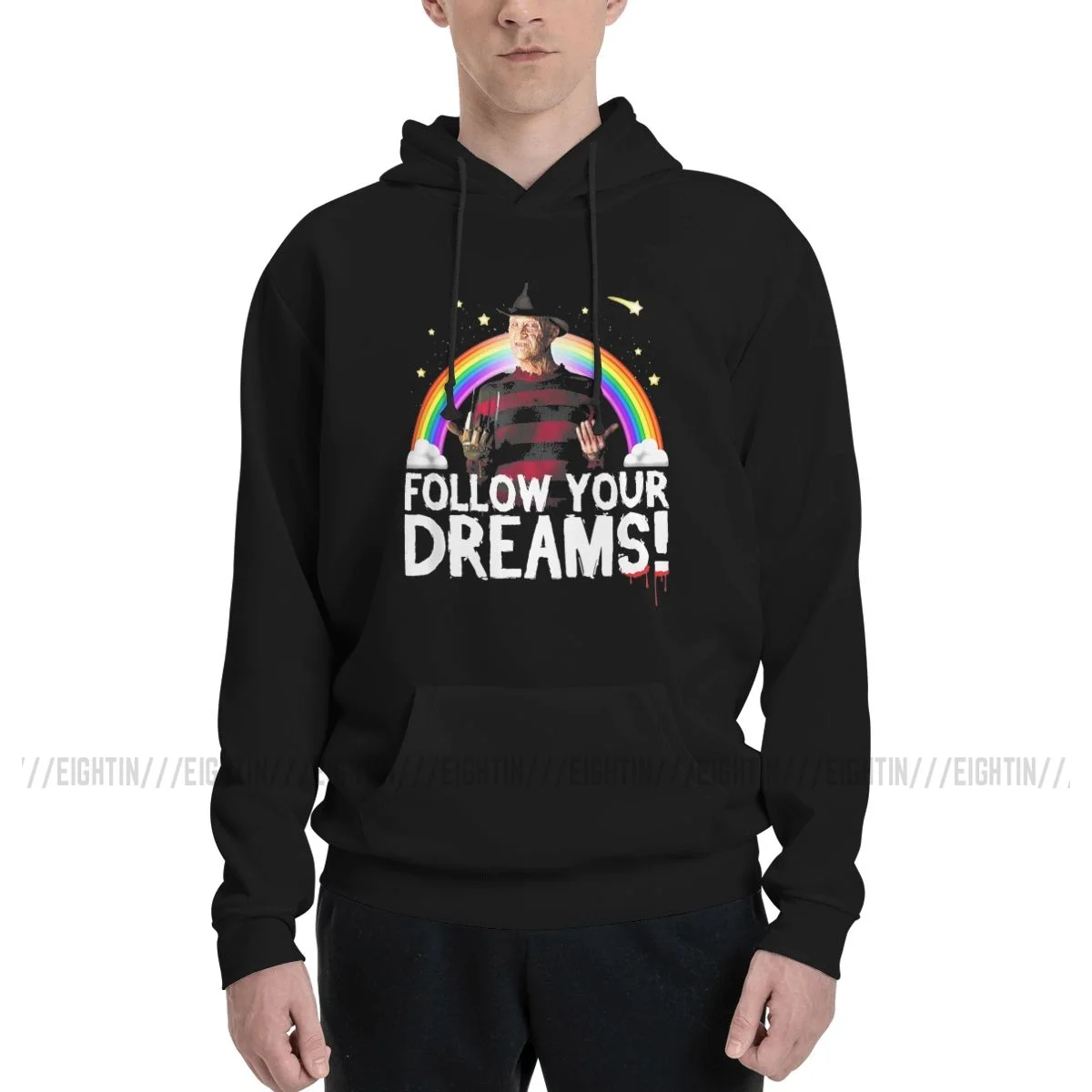 

Elm Street Nightmare F-Freddy Follow Your Dreams High Quality Sweatshirts Men Women Oversized Hoodie Autumn Pullover