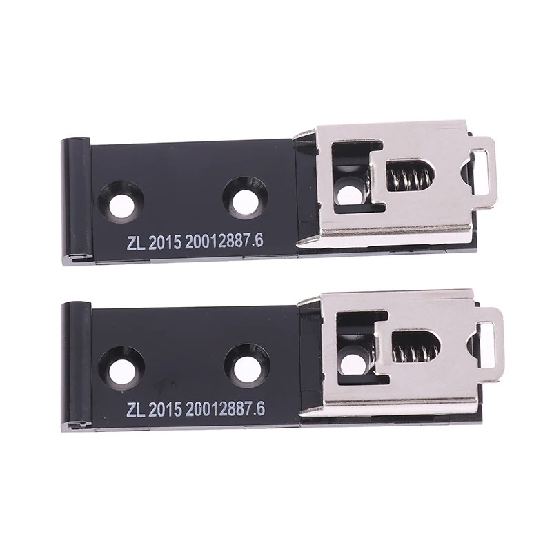 35mm DIN Rail Fixed Clamp Fasten Clip U Shaped DIN Rail Holder 1pc Rail Buckle Fixed Clamp Fastener Clip For Relay Mounting