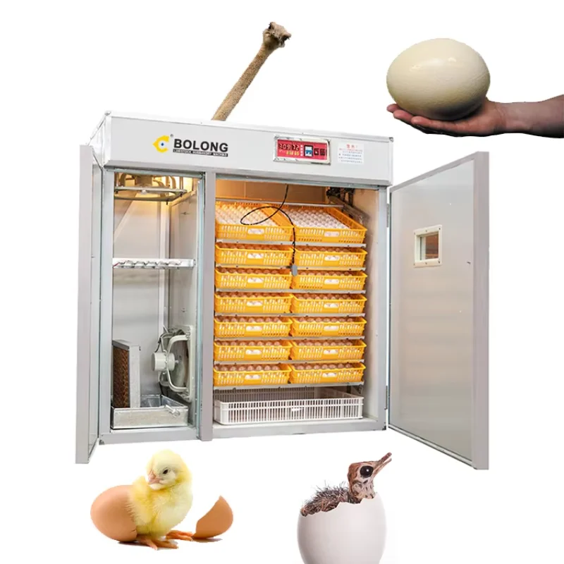 Farming Equipment Goose Duck Turkey Egg Incubator Hatching Eggs 5280 Capacity 95% Hatching Rate Automatic Turning Hatchery
