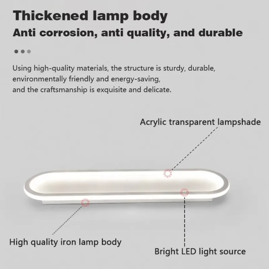 북유럽 LED 천장 조명, 리모컨 밝기 조절, 침실 거실 발코니 실내 조명, 긴 통로 장식 조명