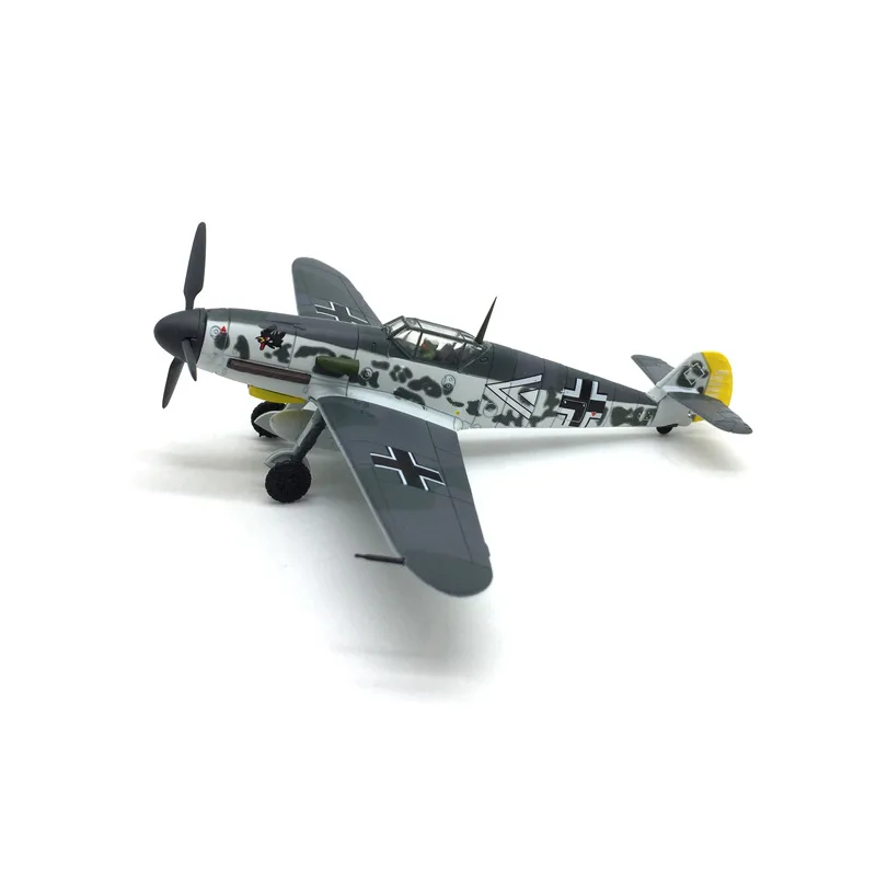 

Масштаб 1/72, немецкая модель истребителя BF-109, времен Второй мировой войны, литые под давлением самолеты, военная демонстрационная модель самолета для коллекции, классическая модель