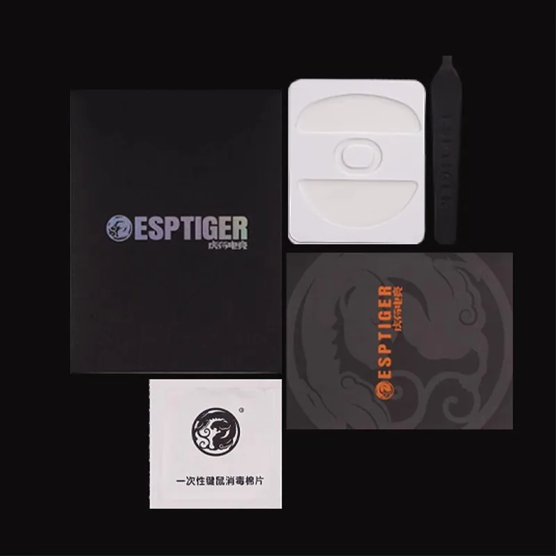 1 Pack Original Esptiger ICE V2 Mouse Skates For MCHOSE A7 M7 L7 Pro K7 A5 V2 Ultra AX5 MAX Arc Esports PTFE Mice Feet Glides