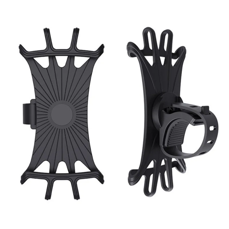 Universeller Handyhalter für Fahrrad, Motorrad, E-Bike – stoßfestes, elastisches Silikonband, rutschfester Griff