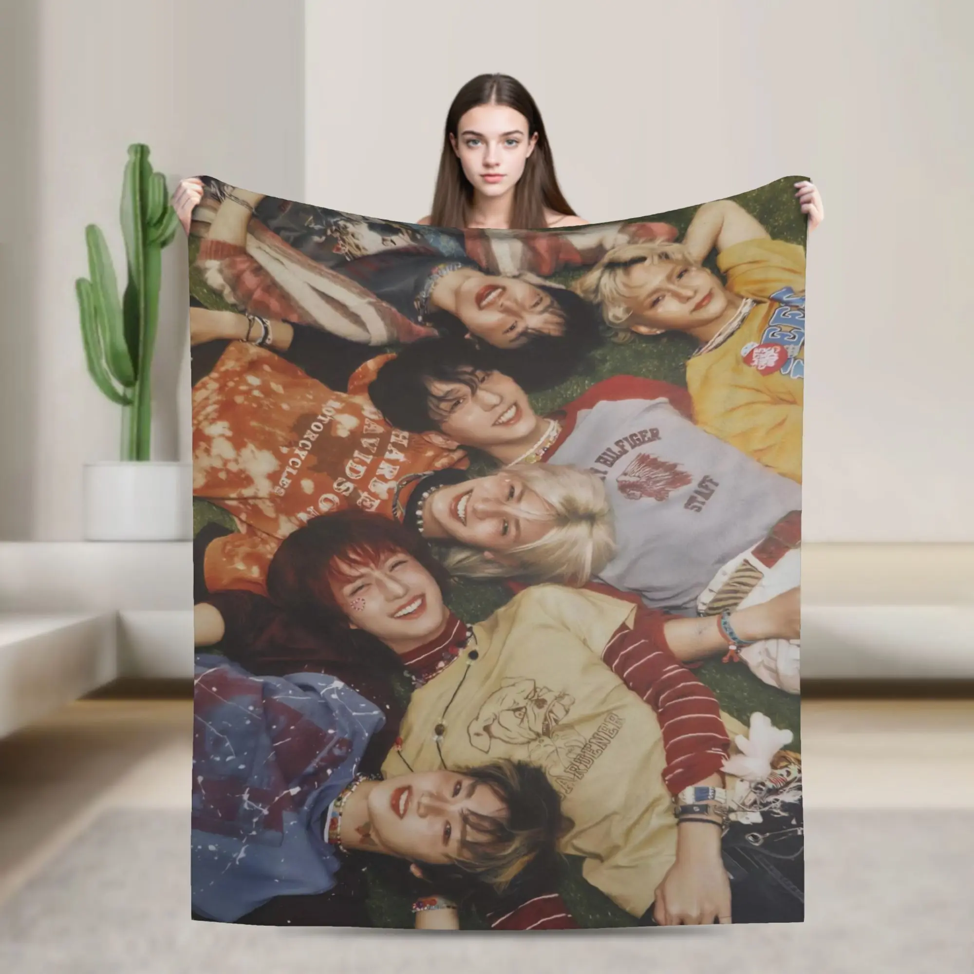 Xdinary Heroes boy group Merch Blankets Ultra-Soft Fleece  Throw Blankets Cozy Plush Thin Quilt