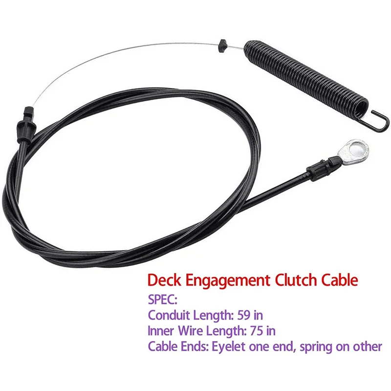 

ABBN-532435111 Deck Engagement Clutch Cable For Craftsman Riding Mower For Lawn Mowers Replace 435111 197257 408714 Pa