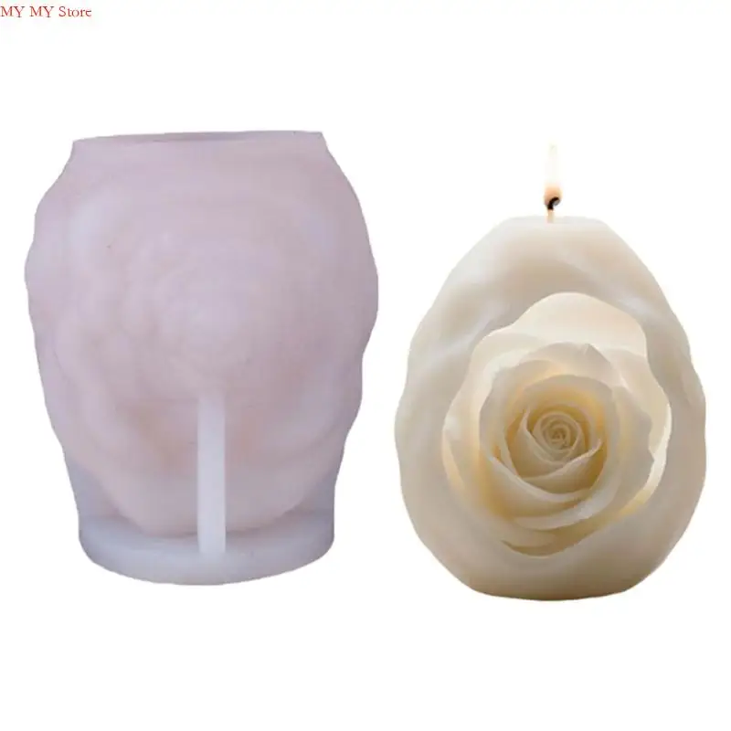 

Rose Flower Silicone Molds for Epoxy Resin Making Soap Heat Resistant Easy Demolding Flower Silicone Mould