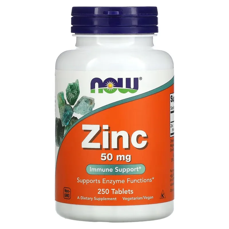 Zinc Gluconate 50 Mg 250 Tablets Per Bottle Supports Immune Health Supplement