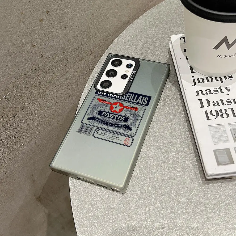 Чехол для телефона R-Ricard для Samsung Galaxy S25 S24 S23 Ultra S22 Plus S20 A55, противоударный защитный чехол IMD