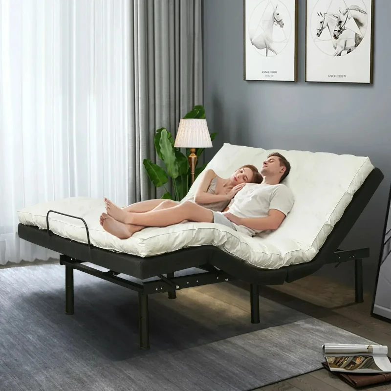 

Adjustable Bed Base Electric Bed Frame with Massage Remote Control EP24950US