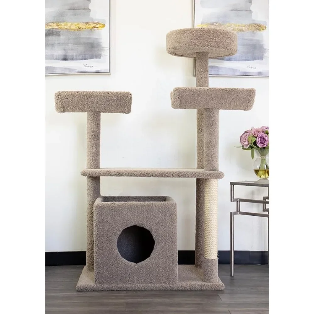 

Furniture for Cats Scratcher Multipurpose Pet Furniture Multi-Stage Cat Scratcher Tree All Castle Towers Scratchers Supplies