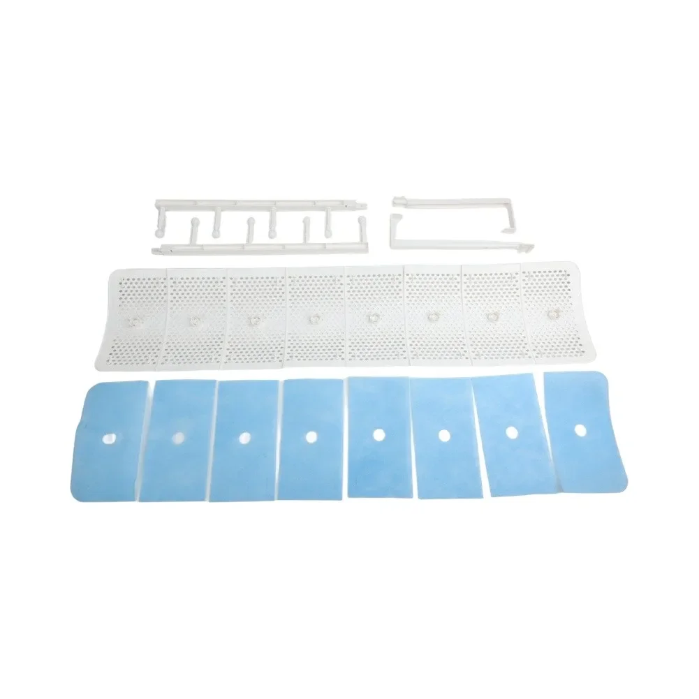 Wall Mounted 8 Leaf Airflow Deflector For Air Conditioners With Adjustable Directions And Optional Filter Cotton For Fresh Air