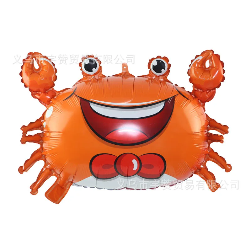 

Ocean Theme Animal Aluminum Film Balloon Crab Starfish Octopus Dolphin Whale Children's Birthday Party Decoration Toy Small Gift