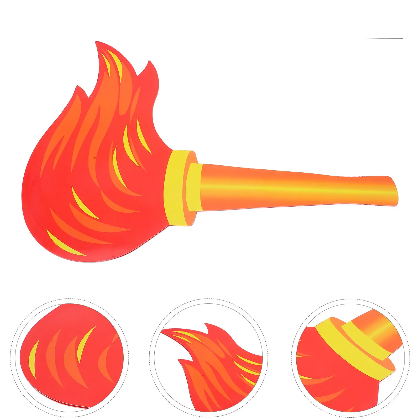 

Имитационный фетровый факел, искусственный ручной факел-реквизит для вечеринок, спортивных мероприятий, сценических выступлений, косплея, украшения на день рождения