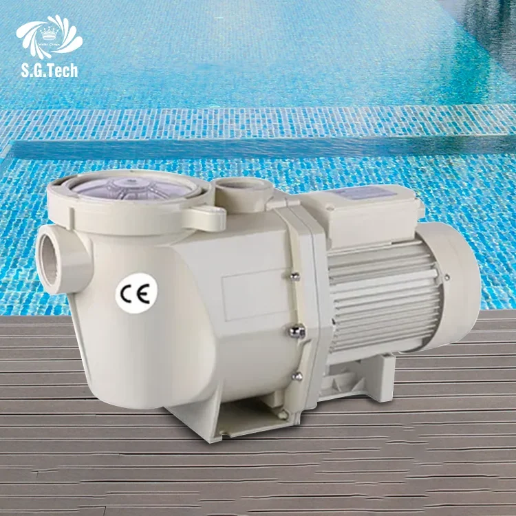 New Arrival Swimming Pool  Electric White Plastic Pump 1.5HP/2HP/3HP Swimming Pool