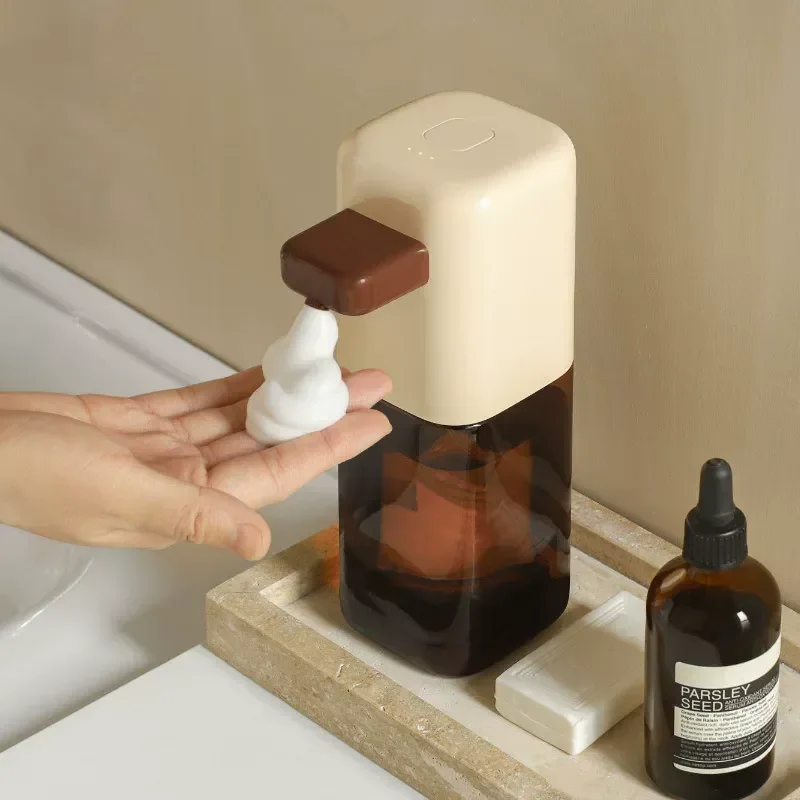 Suitable for Automatic Induction Foam Soap Dispenser USB Rechargeable Electric Intelligent Sensor for Bathroom Kitchen Hand