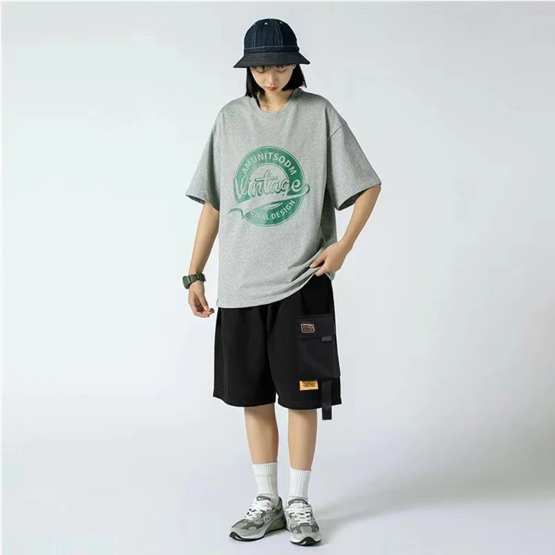 Summer Casual Shorts Men's fashion Instagram burst loose casual trend wearing casual pants in Korea version of the pants