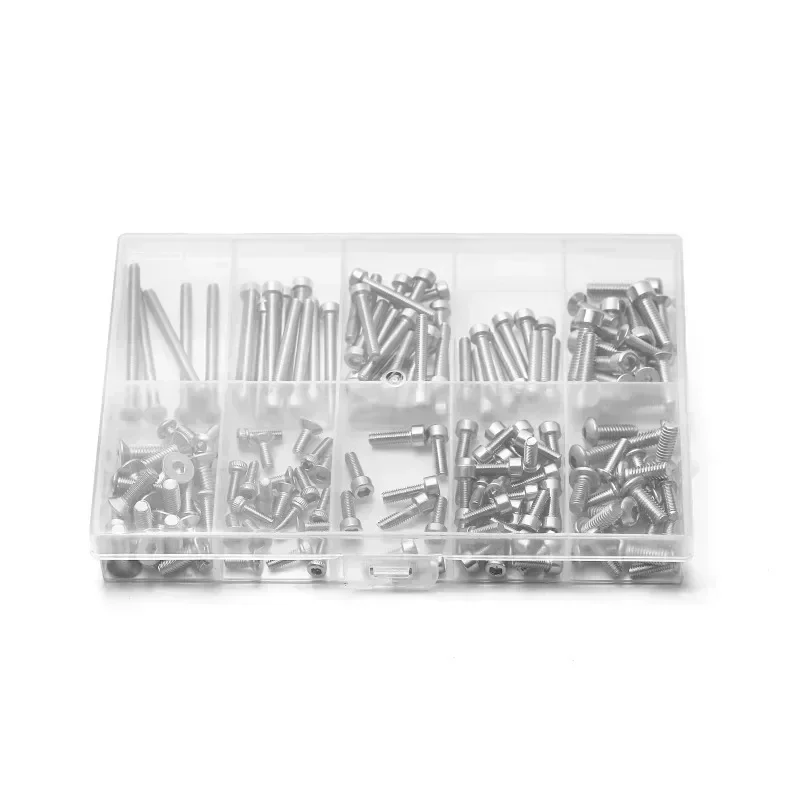 

180pcs RC Car Repair Screws Kit For Trxs Slash 4x4/HQ727 RC Truck Car Upgrade Parts Stainless Steel Screw Accessories Replace