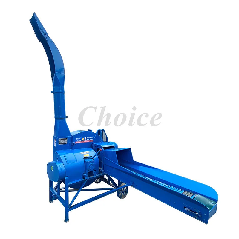 6.5T/H Farm Use Chaff Cutter Crusher Grass Stalk Chopper Straw Hay Cutting Machine Animal Feed Processing Machines