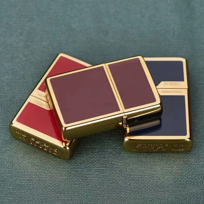 ZORRO Windproof Lighter Urban Simple Style Fuel Lighter Fashion Cigarette Cigar Accessory Exquisite Personalized Gift