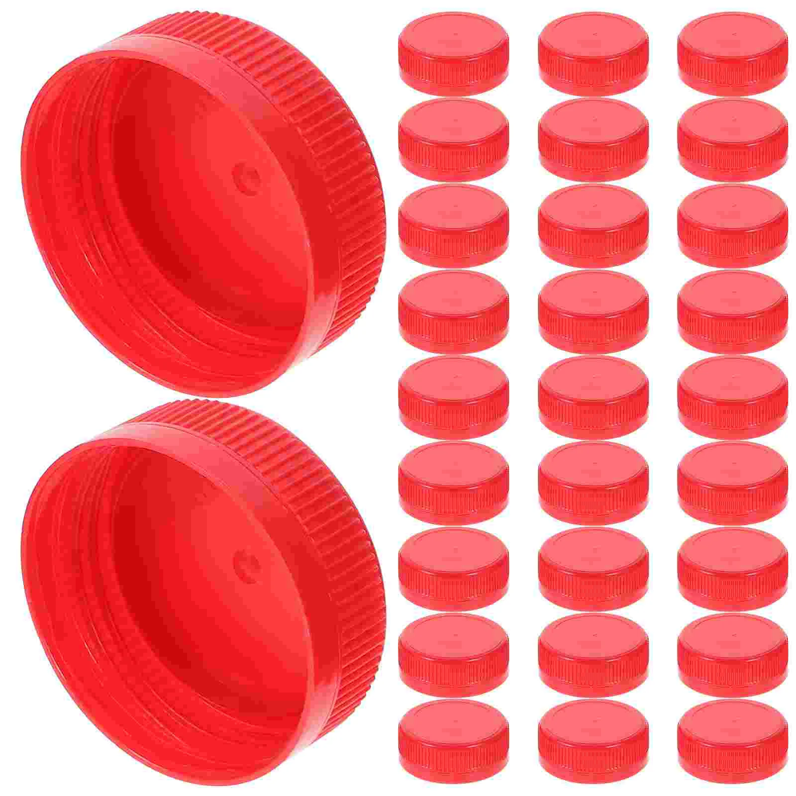 

100 Pcs Plastic Bottle Cap Bottles Sealing Lids Water Kids DIY Accessories Handcraft Caps Child