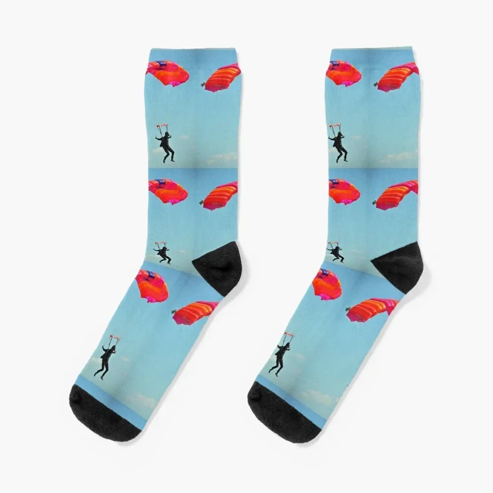 Skydiving Socks funny sock floor Socks Women Men's