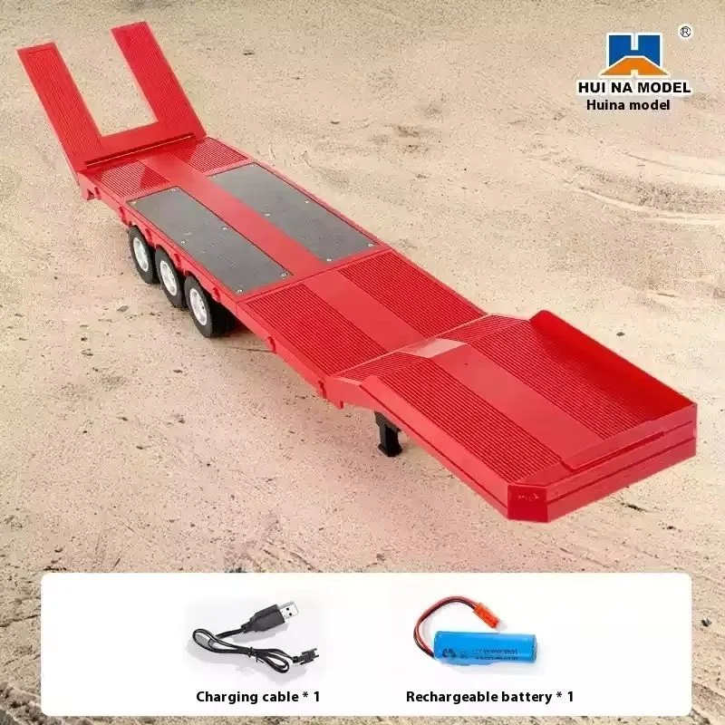 Nieuwe 1/18 Huina 1509 RC Semi-kipper met elektrische heftruck voor RC trekkertruck 1501 achterlichtondersteuningspoot zonder geluidssysteem model