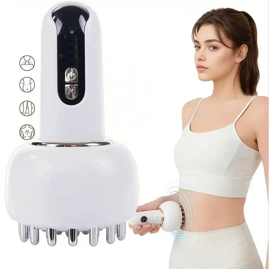 

Rechargeable Handheld Massager Designed For Muscle And Support - Features Heat And Vibration For Comprehensive Body Care Includi