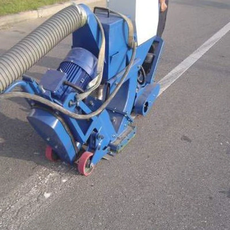 Hand push mobile shot blasting machine, highway shot blasting machine