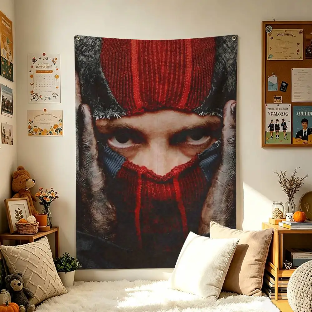 T-Tyler Joseph T-Twenty One P-Pilots Home Decor Wall Hanging Vertical Flag Indoor Outdoor Background Tapestry