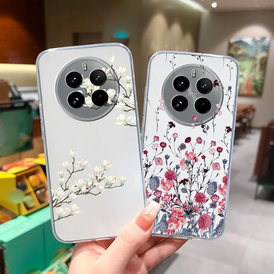 Cases For OPPO Realme 12 Plus 12 Pro 12 Pro Plus Butterfly Clear Silicone Soft TPU Shockproof Shell For Realme12 Cover Funda