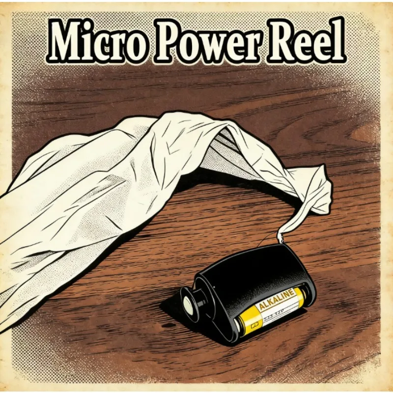 

Миниатюрный моторизованный катушечный механизм Micro Power Reel - устройство для летающей шелковой ленты, профессиональный реквизит для сценических фокусов и иллюзий для фокусников