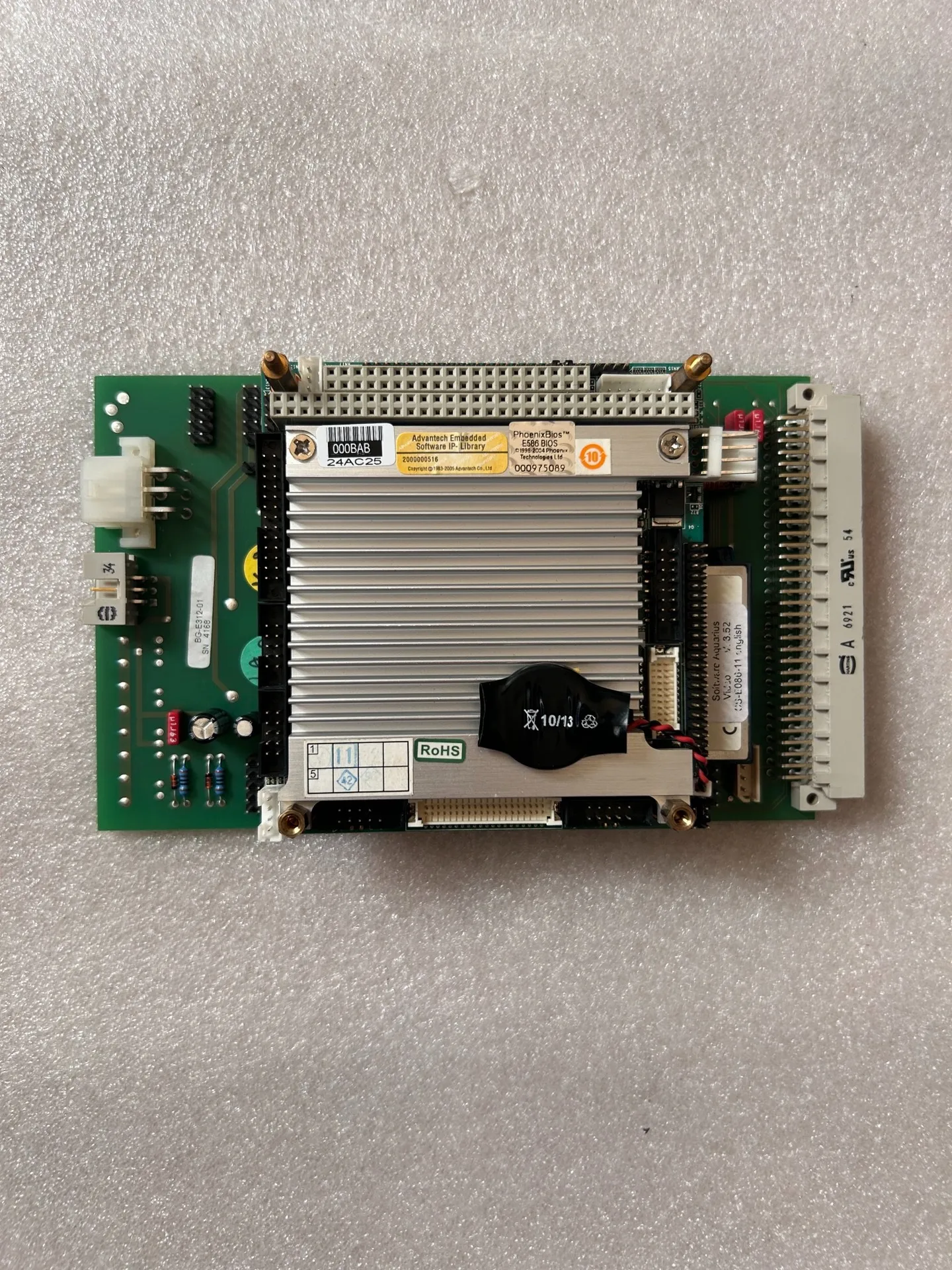 PCM-3375 pour carte mère industrielle Advantech PCM-3375F