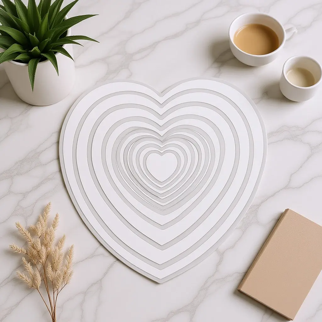 10 Anillos de Plástico en Forma de Corazón para Atrapasueños, Manualidades de Macramé, Coronas, Aros Ligeros para Flores, Suministros para Manualidades