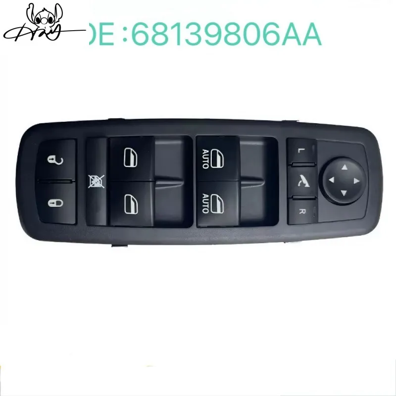 68139806AA glass lifting electric switch is suitable for automobile LX for Dodge left front electric window lifter 2