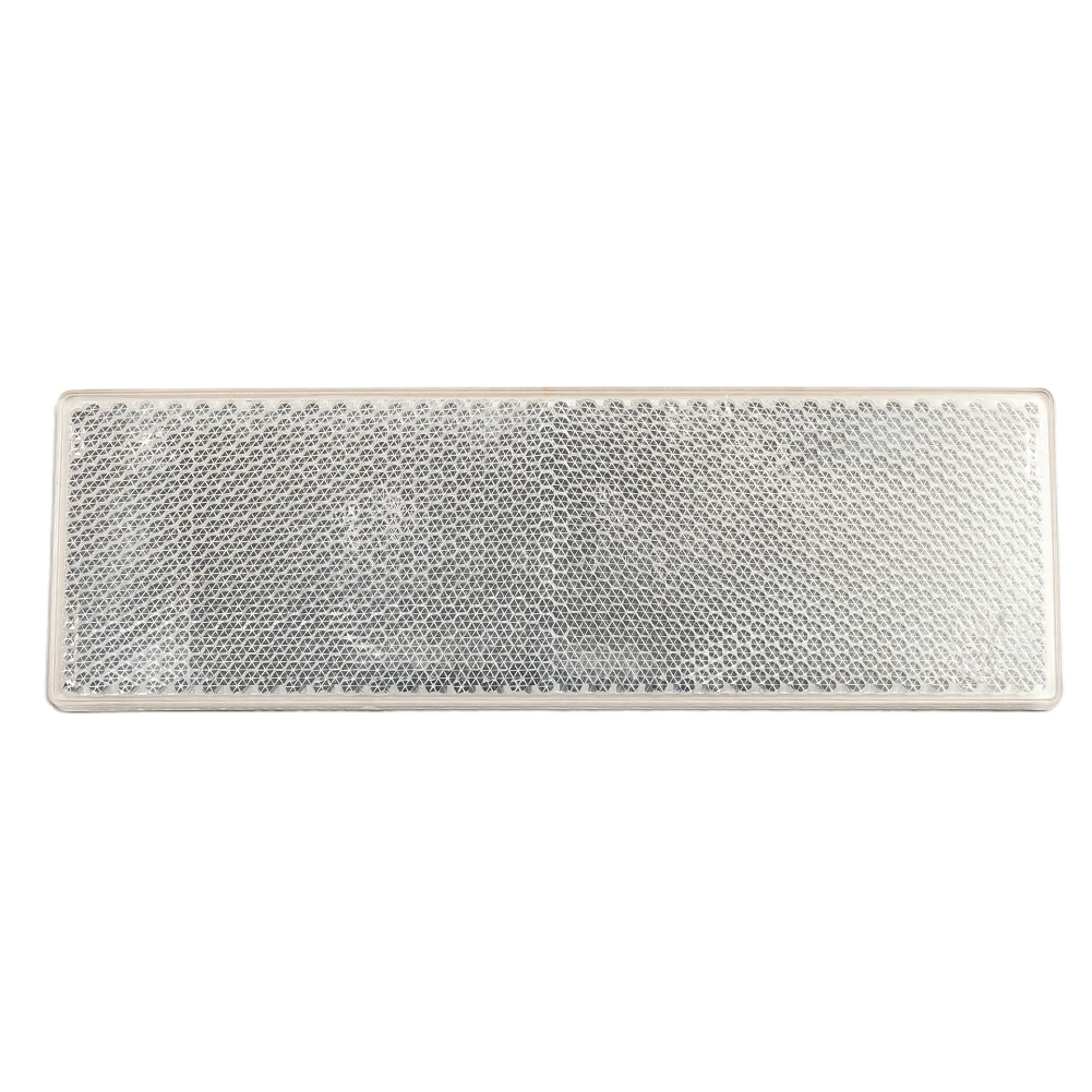 Car Safety Reflective Stickers 15x5cm 2Pieces Include PVC Material Plastic Rectangular Red White 2PCS For Cars Easy To Install