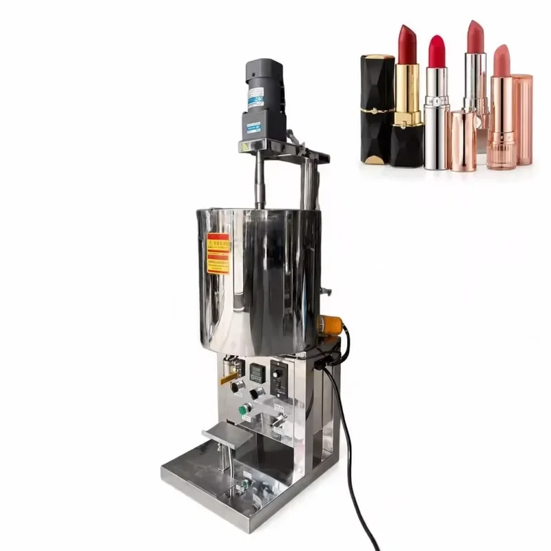 Heated Lipstick Filling Machine with Mixing Tank for Melting Lipstick