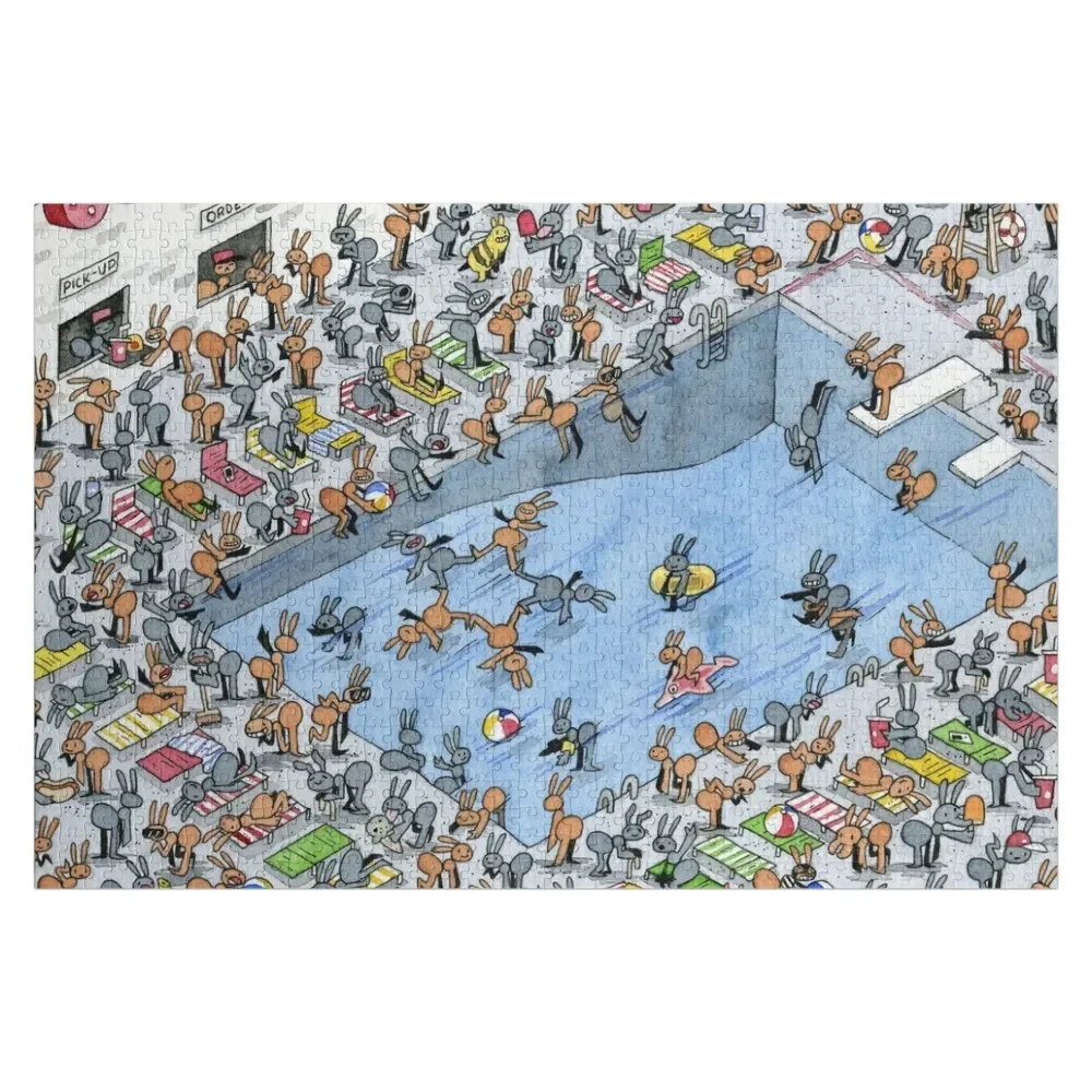 

Ant Pool Party Jigsaw Puzzle Christmas Gifts Animal Puzzle