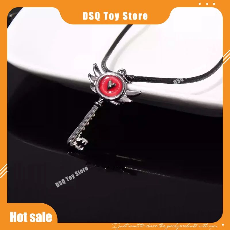 Hazbin Hotel Hell Inn clé pendentif Keekee Incarnation clé collier en métal à la mode accessoire personnalisé cadeau de vacances