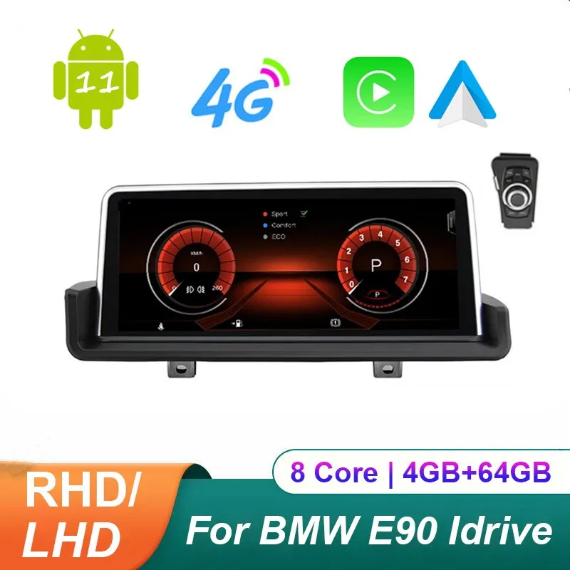 

Android Car Radio 10.25'' Touch Screen Carplay Multimedia GPS Navigation BT For BMW 3 Series E90 E91 E92 E93 M3 2005-2012 Unit