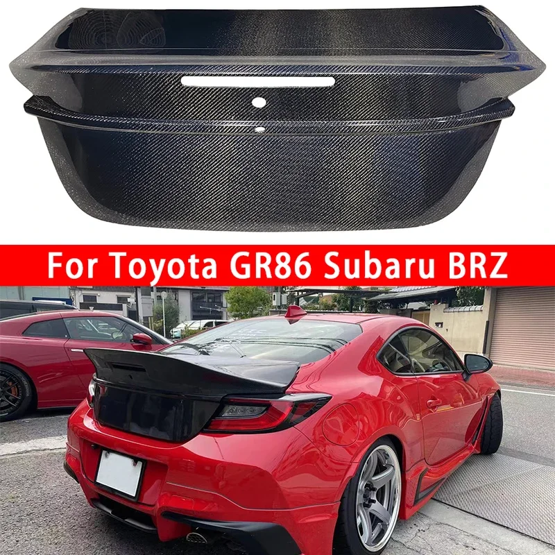 

For Toyota GR86 Subaru BRZ 2019+ Carbon fiber trunk lid encloses the upper lid behind Car Accessories body kit