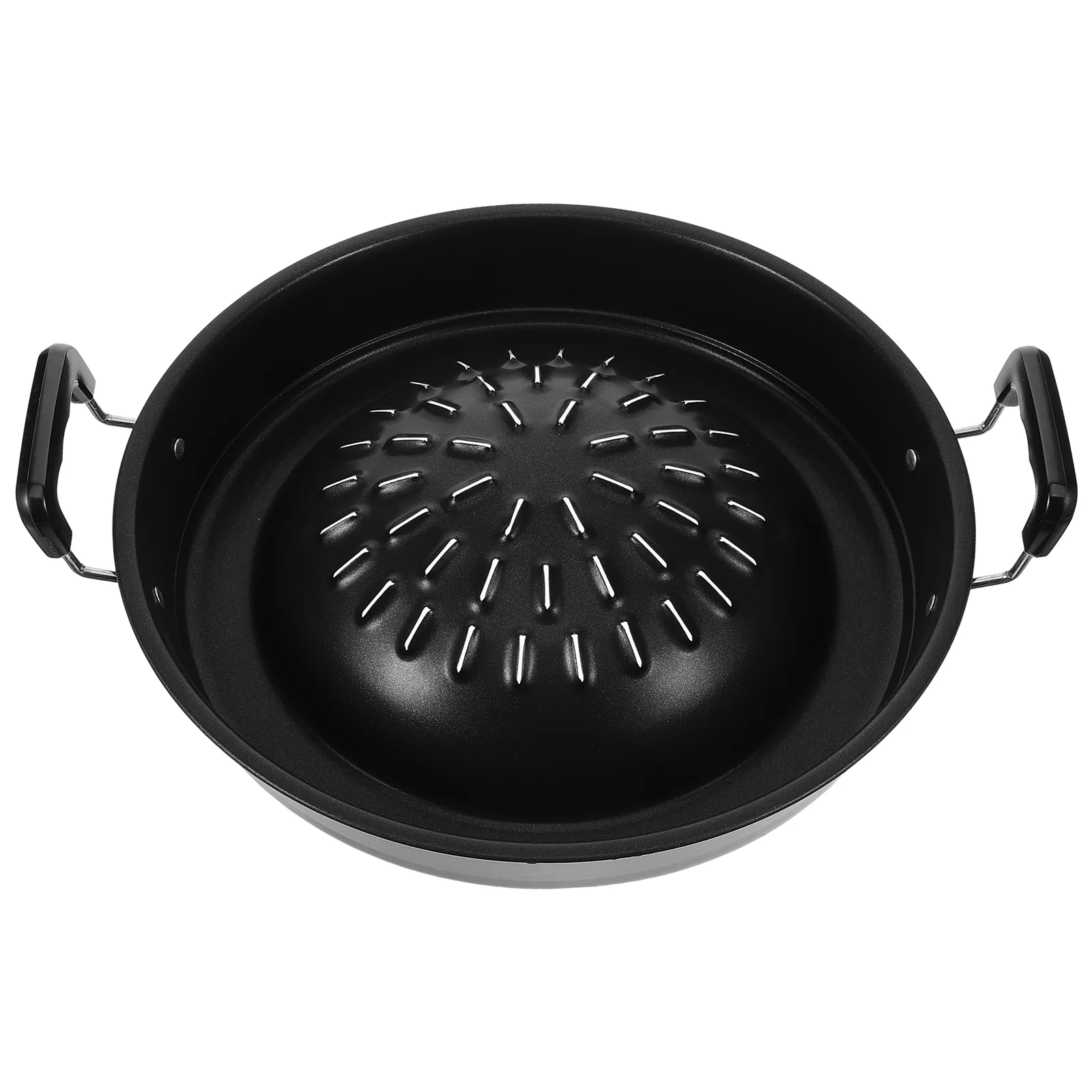 

Grill Tray for Picnic Korean Bbq Stove Party Metal Pan Hot Pot Portable Professional Supply Roasting Multi-function Frying