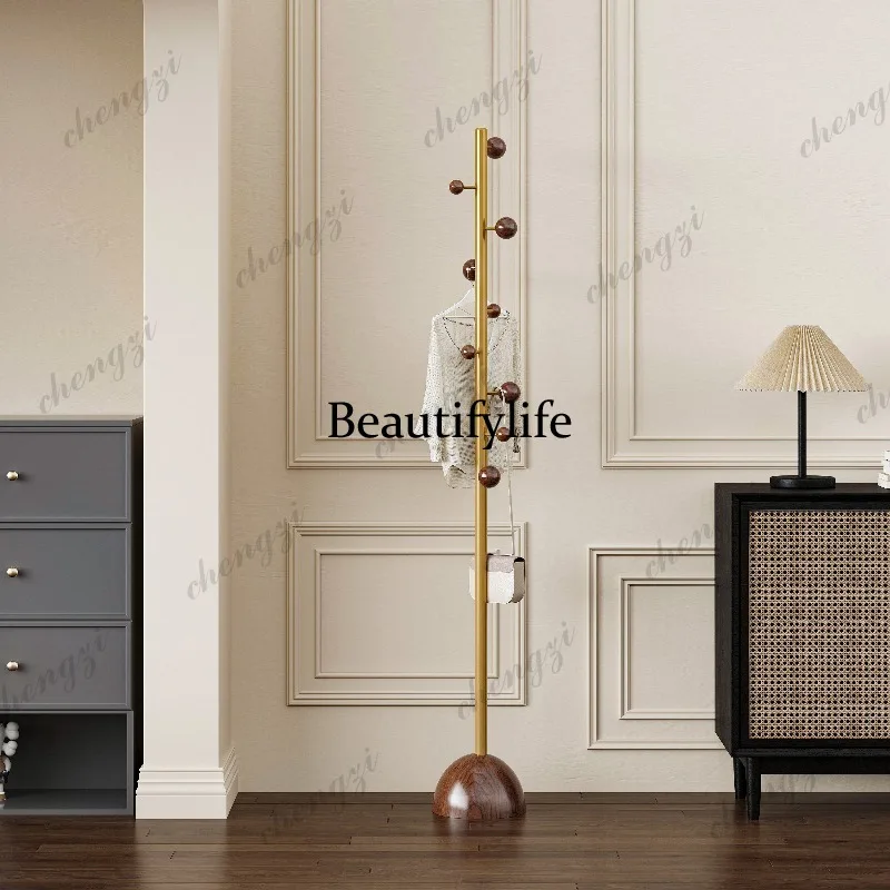 

French medieval bedroom floor-to-ceiling hanger household corner entry coat rack rack retro style