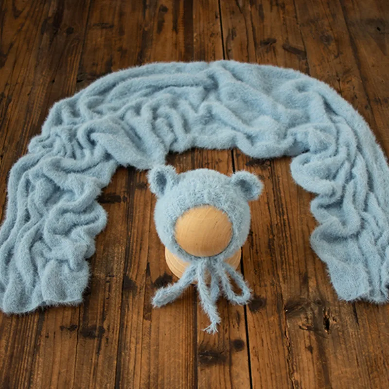 Accesorios de fotografía recién nacido, paño envolvente de felpa, manta para bebé de 100 días, accesorios de estudio de modelado